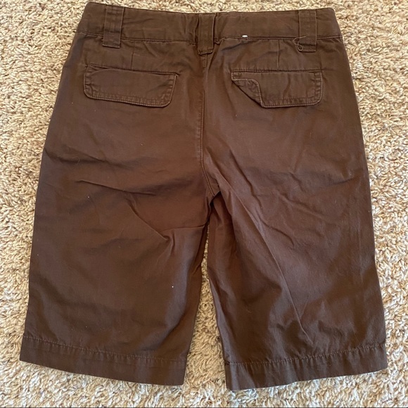 Cherokee Bermuda shorts brown 7/8 Medium girls - Picture 2 of 4